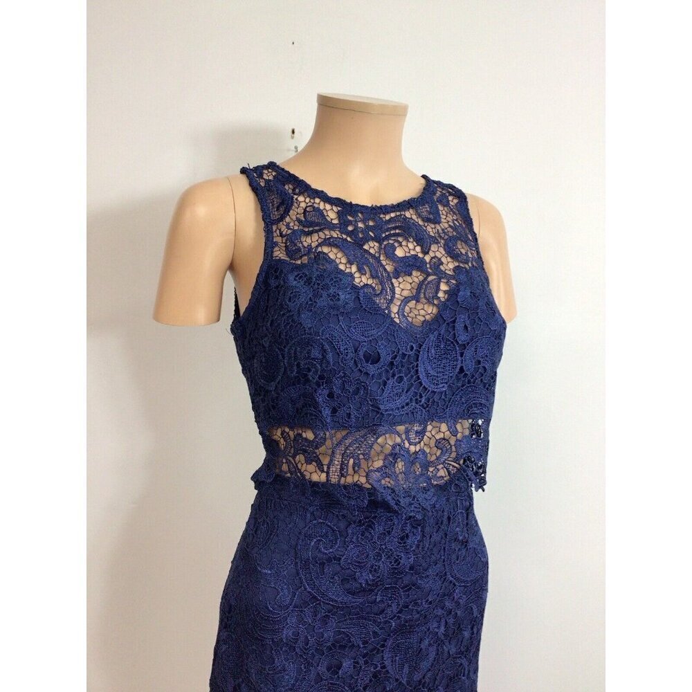 Maniju Prom Dress 2 Piece Crop Womens Medium - Picture 2 of 8